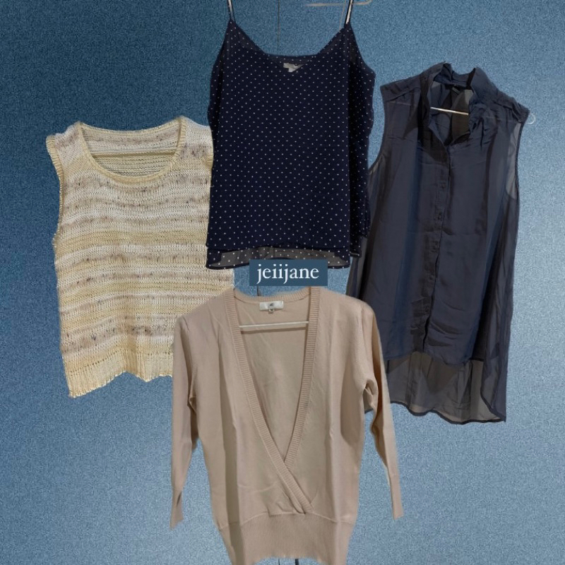 [PRELOVED] Baju Wanita SERBA DIBAWAH 100K!! Cardigan Vest Rompi Tanktop Dress Daster Crewneck Oversi