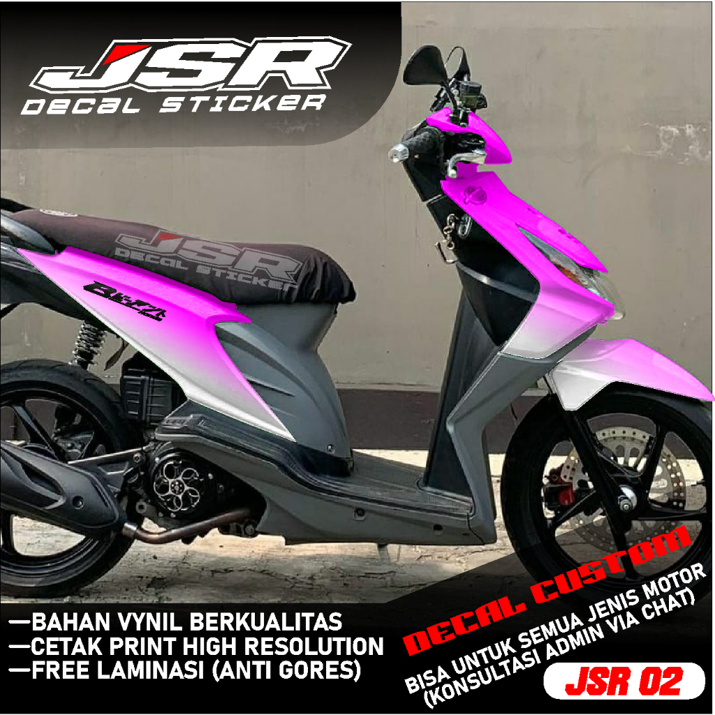 DECAL BEAT KARBU  FULL BODY ,DEKAL STIKER BEAT KARBU FULL BLOK  , VARIASI STIKER FULL BODY BEAT KARB