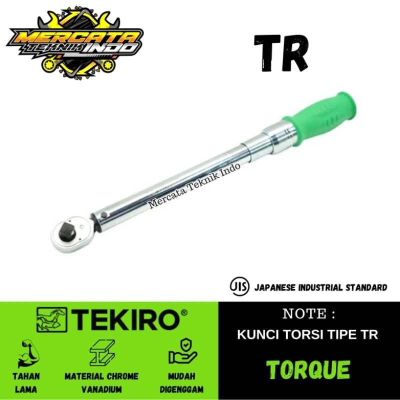 Kunci torsi TEKIRO ukuran 200 - 1.000 nm TR8400  torque wrench