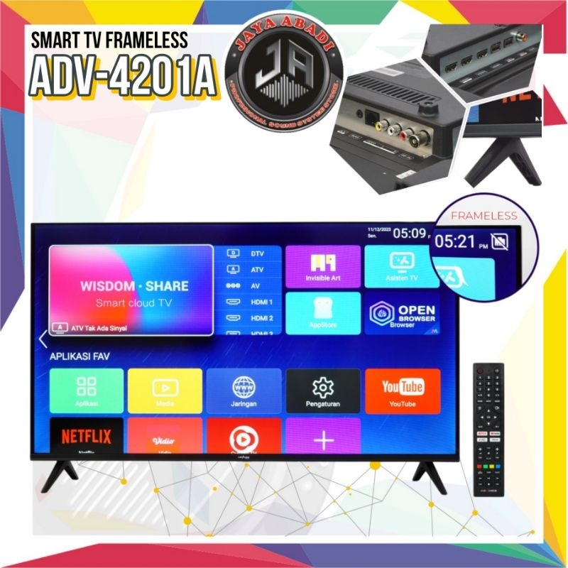 SMART TV 42 INCH ADVANCE ADV 4201A ORIGINAL