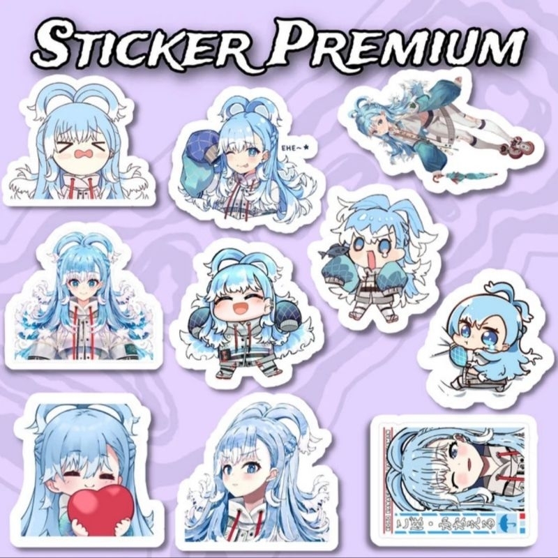 

Sticker Kobokanaeru Hololiveid Pack 10pcs Premium Waterproof