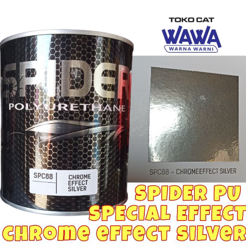 Harga termurah cat chrome PU spider black chrome silver chrome 2gramecer repack BWQ