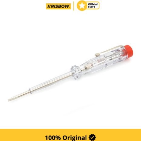Ready stock Krisbow Tespen Listrik Voltage Tester 25 V Vt14 f Kualitas Premium Pasti Murah