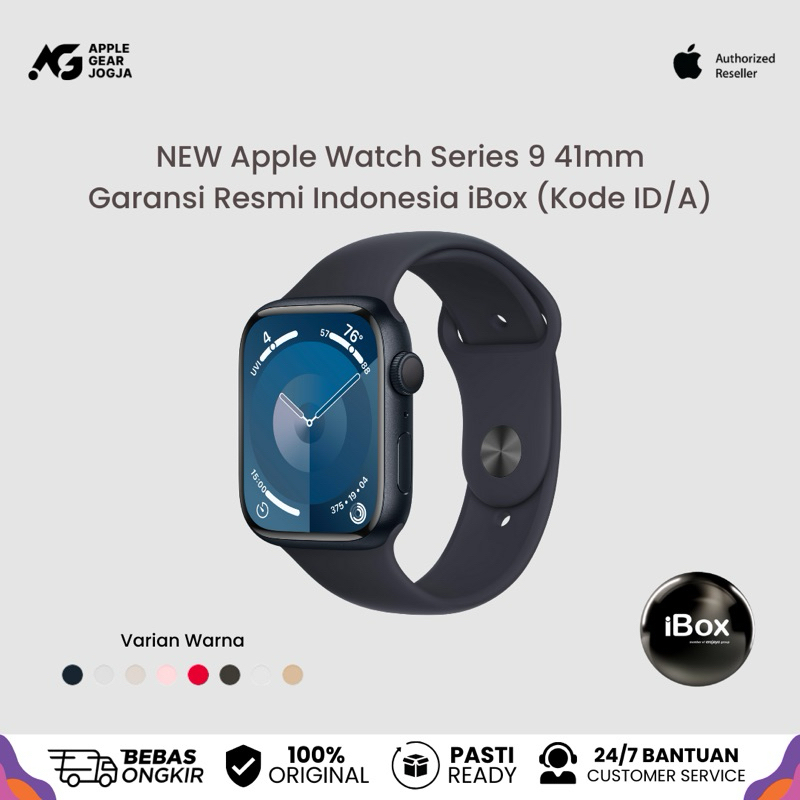 (iBox) Apple Watch iWatch Series 9 41mm Garansi Resmi Indonesia
