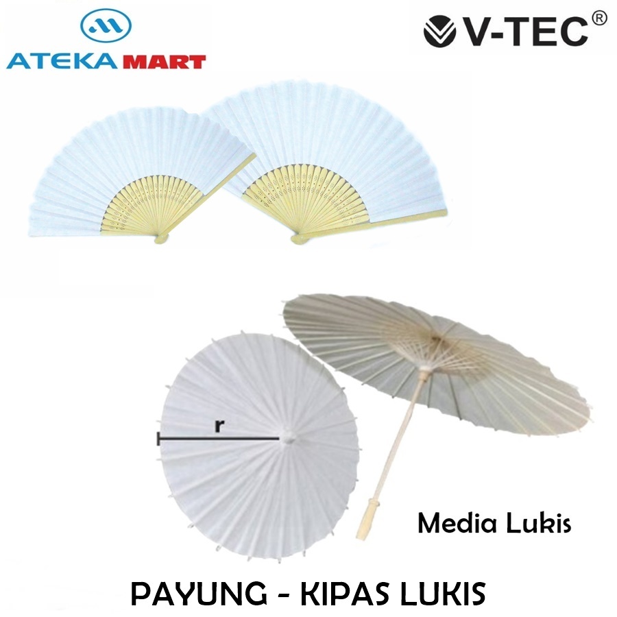 

[PCS] V-TEC KANVAS PAYUNG LUKIS KIPAS LUKIS PKP-15 PKP-20 KKP-21