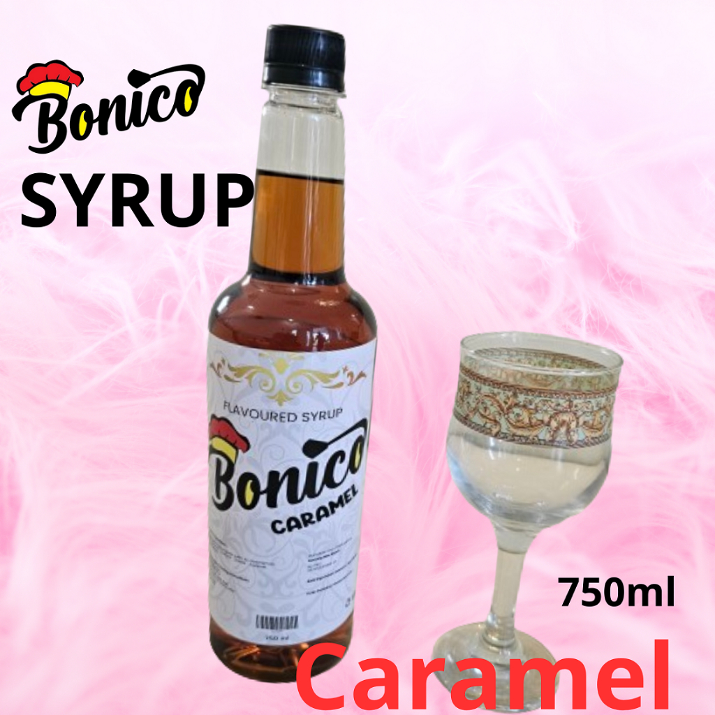 

BONICO CARAMEL Sirup 750 ml Premium Flavored Drink Syrup karamel minuman cafe