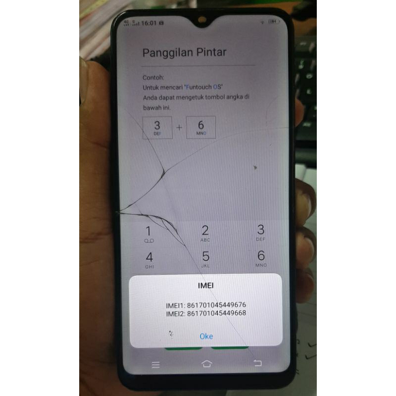 Unit vivo y91 qualcom 2 16 minus lcd mesin tested