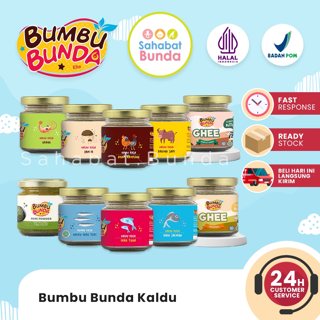 

BUMBU BUNDA BPOM Kaldu MPASI / Kaldu Anak / Kaldu Bayi Non Gula Garam / Kaldu Non MSG / Kaldu Organik/ Kaldu Ayam Kampung