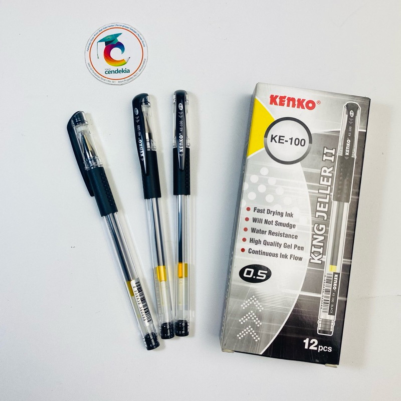 

Pulpen KENKO KE-100 King Jeller 0.5mm Hitam - 1 pcs