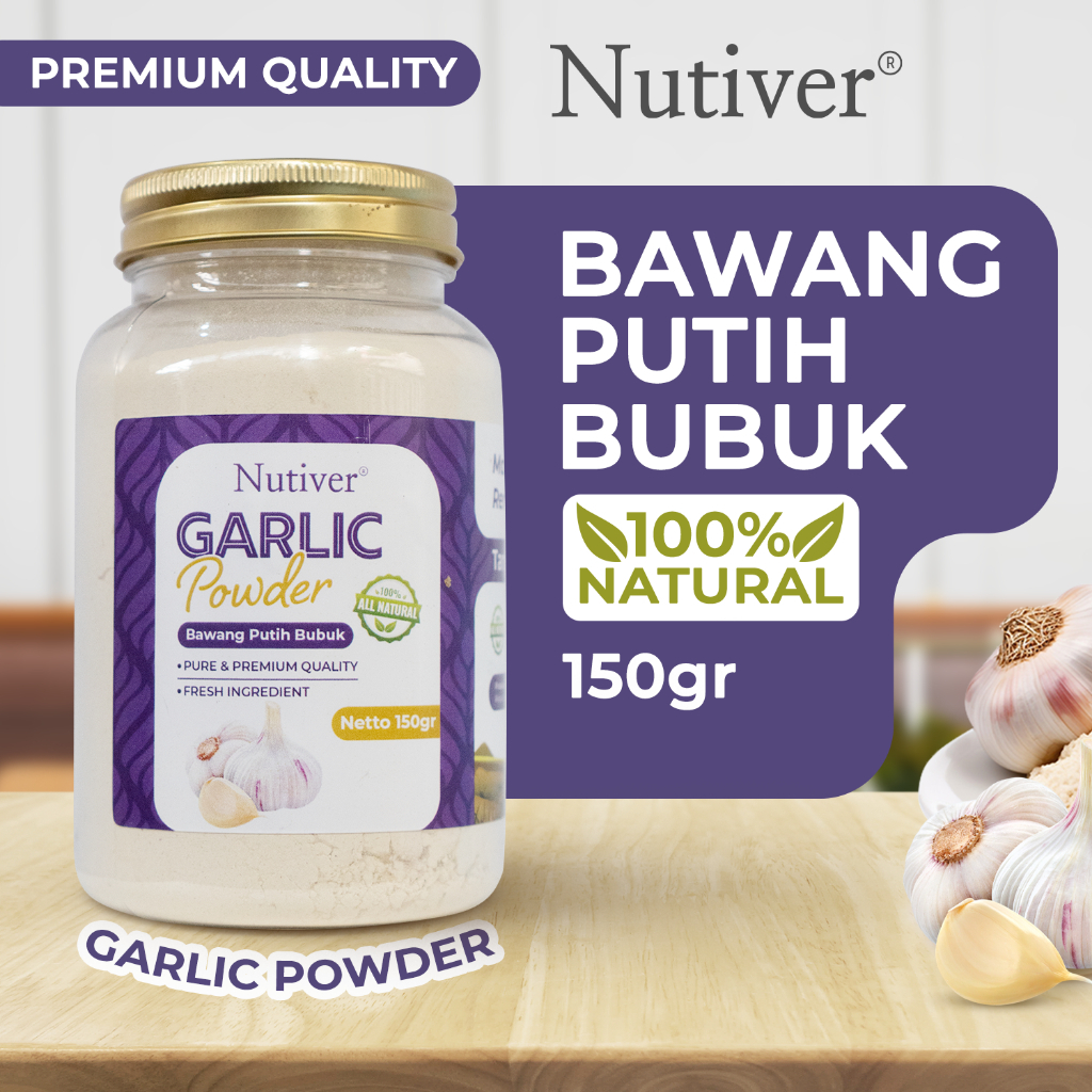 

GARLIC POWDER | BAWANG PUTIH BUBUK | BUMBU MASAK SIAP PAKAI | BAWANG PUTIH BUBUR MURNI