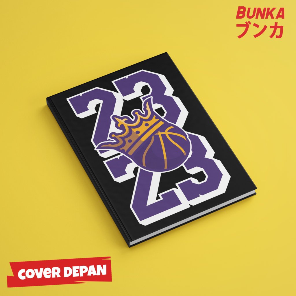 

Note Book Aesthetic Sport NBA 23 James King Hardcover A5 Buku Tulis Catatan Notes Agenda Planner Jurnal vintage buku catatan story book kado anniversary valentine cowok cewek murah