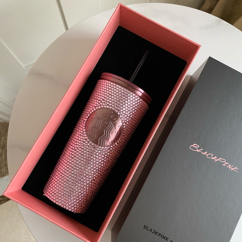 Starbucks + Blackpink Tumblr l Starbucks x Blackpink Limited Edition Lisa’s Pick Pink Cold Rhineston