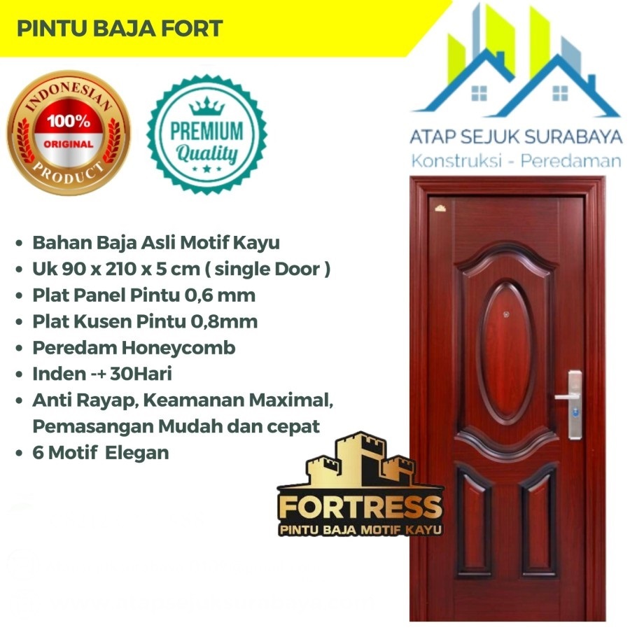 Pintu Baja + Kusen Fortress Model Fort
