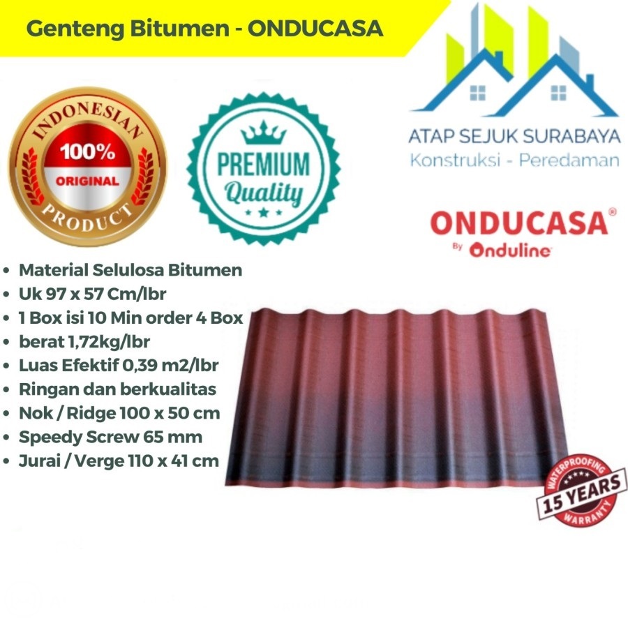 Genteng Onduline - Onducasa