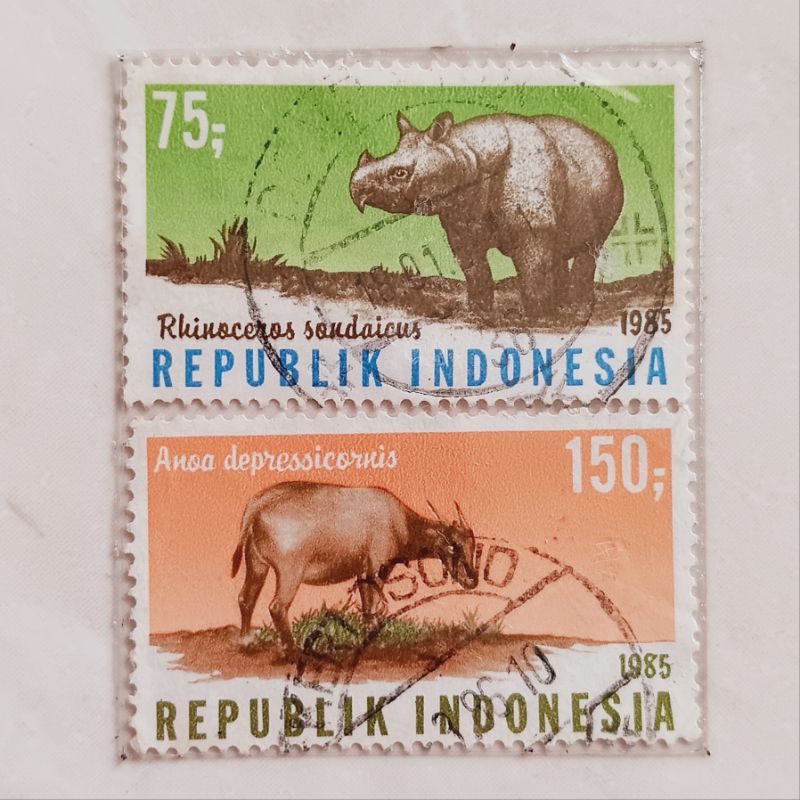

(AB) Perangko Indonesia 1985 Margasatwa Set 2 pcs Used