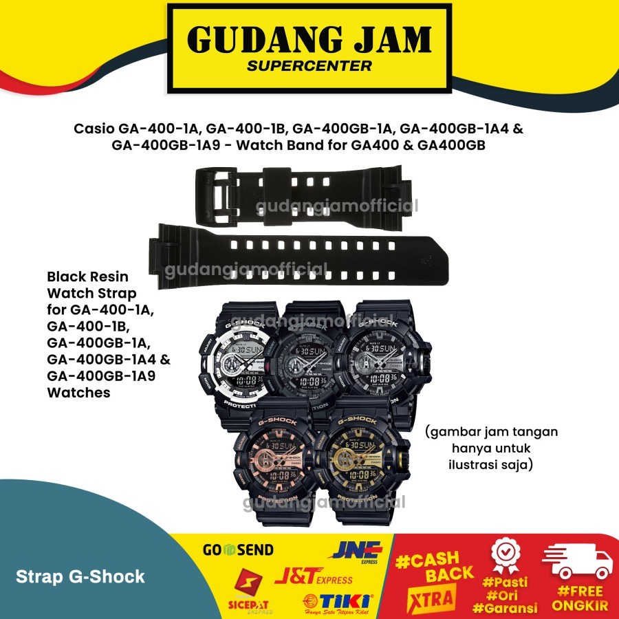 Tali Strap G-Shock GA-400 GA400 GA-400GB GA400GB GA 400 Original