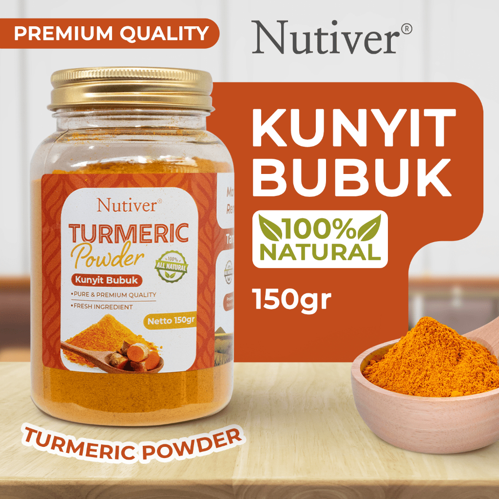 

TURMERIC POWDER | KUNYIT BUBUK MURNI 100% BUMBU REMPAH ORGANIK | BUMBU MASAK | KUNYIT POWDER