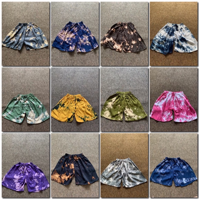 Celana Pendek Anak/Celana Rayon/Celana Tie Dye