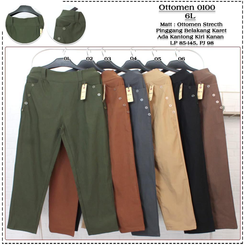 JUMBO BAGGY CELANA CHINOS JUMBO OTTOMEN NIKKO MODE UKURAN 6L