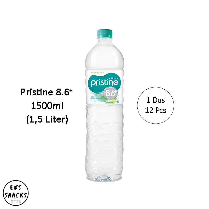 

Ay00! Pristine Water pH8,6+ 1500 ML / 1,5 Liter [1 Box Isi 12 Pcs]