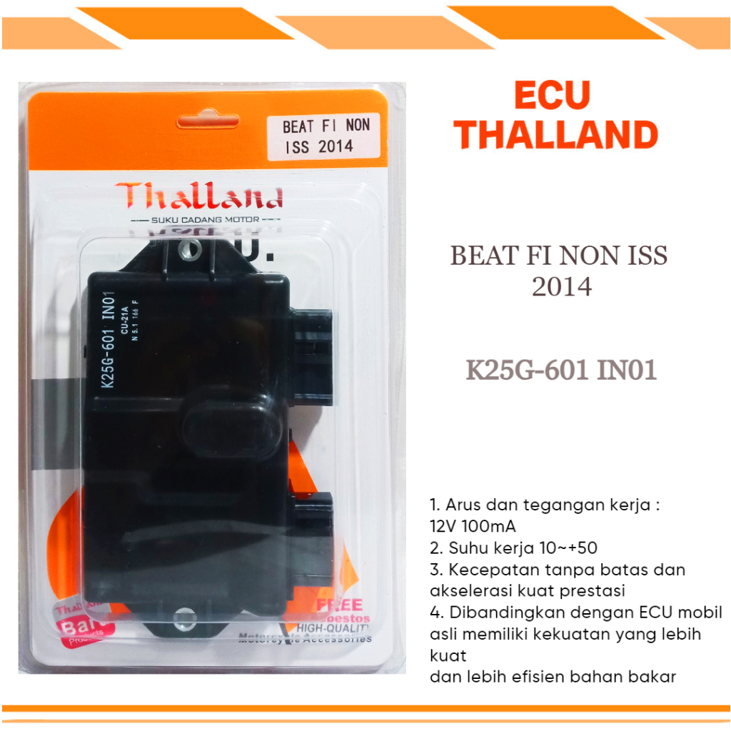 ECU BEAT FI NON ISS 2014 KODE ( K25G-601 IN01 CU-21A N-5.1-166-F ) THALLAND