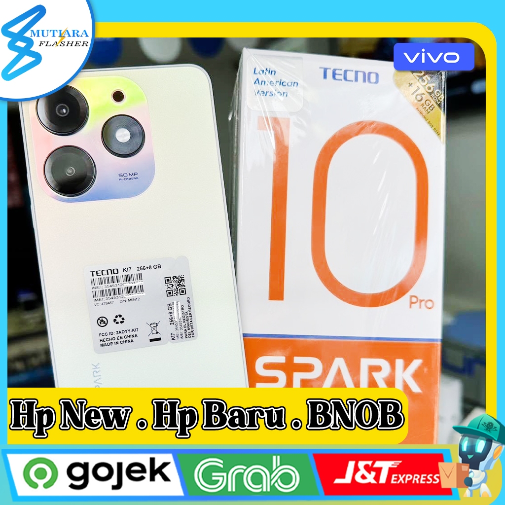 Tecno Spark 10 Pro Ram 8/128GB | Ram 8/256GB Second Original