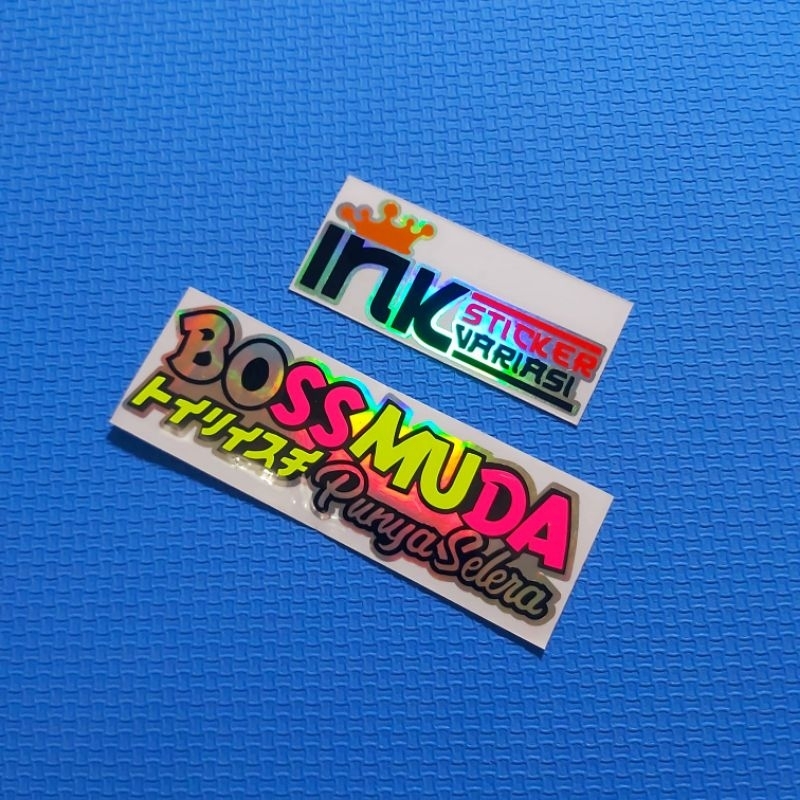 

Sticker Bos Muda Punya Selera cutting