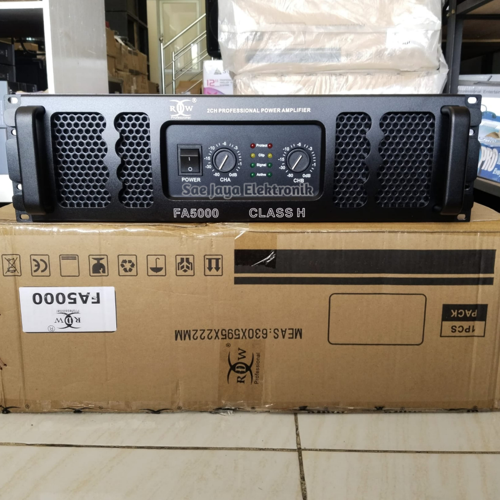 Power Amplifier RDW FA 5000 / FA5000 - 2 channel