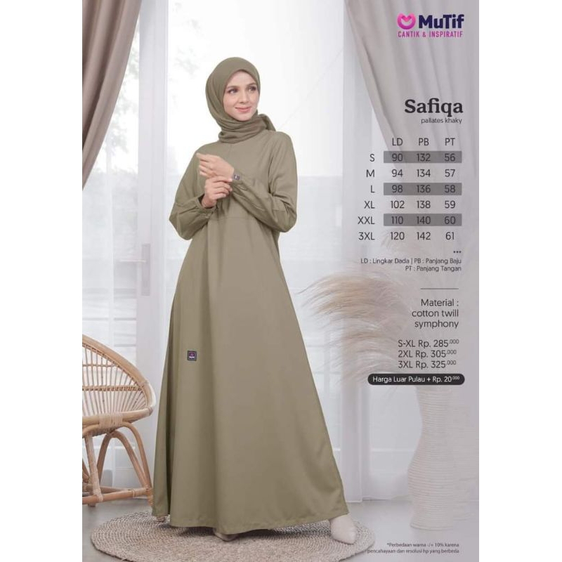 Gamis Mutif Safiqa Series
