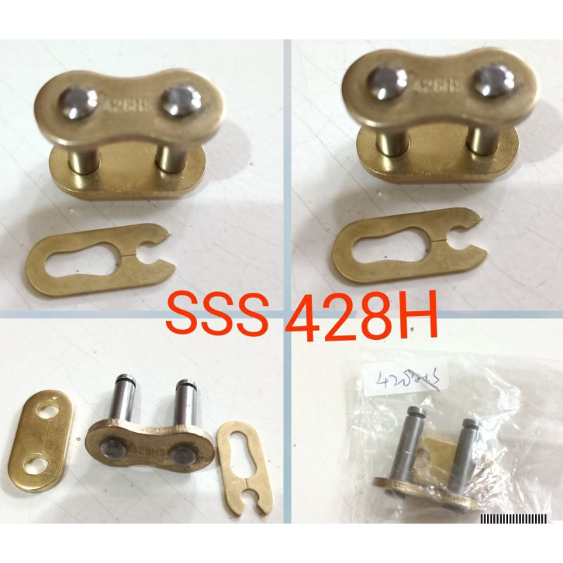 Sambungan rantai 428 415 520H Sss Untuk Semua gear set semua motor