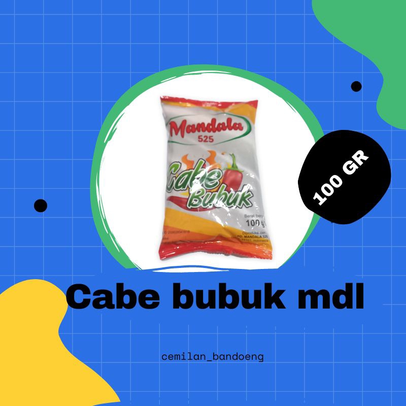 

BUBUK CABE MANDALA 525 KEMASAN 100GR