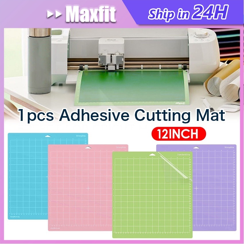 

12x12 inch Replacement Cutting Mat / Alas Potong Compatible For Cricut Machine Standard Grip / Strong Grip / Light Grip / Fabric Grip