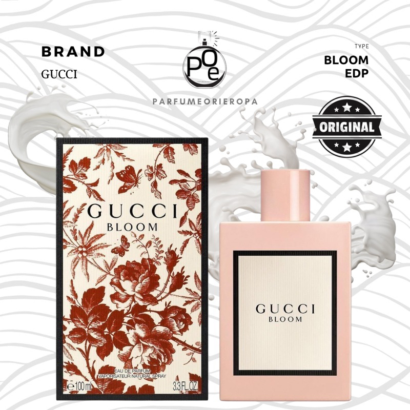 Parfum Wanita Gucci Bloom EDP Original BOX SEAL 100ml full size Parfume tahan lama minyak wangi cewe