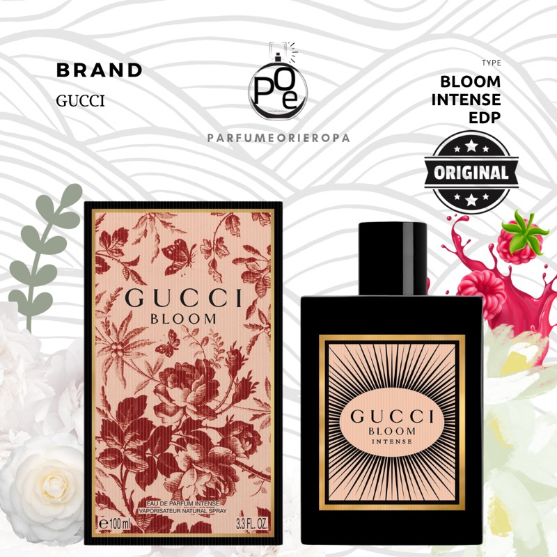 Parfum Wanita Gucci Bloom Intense original box seal 100ml full size Parfume tahan lama minyak wangi 