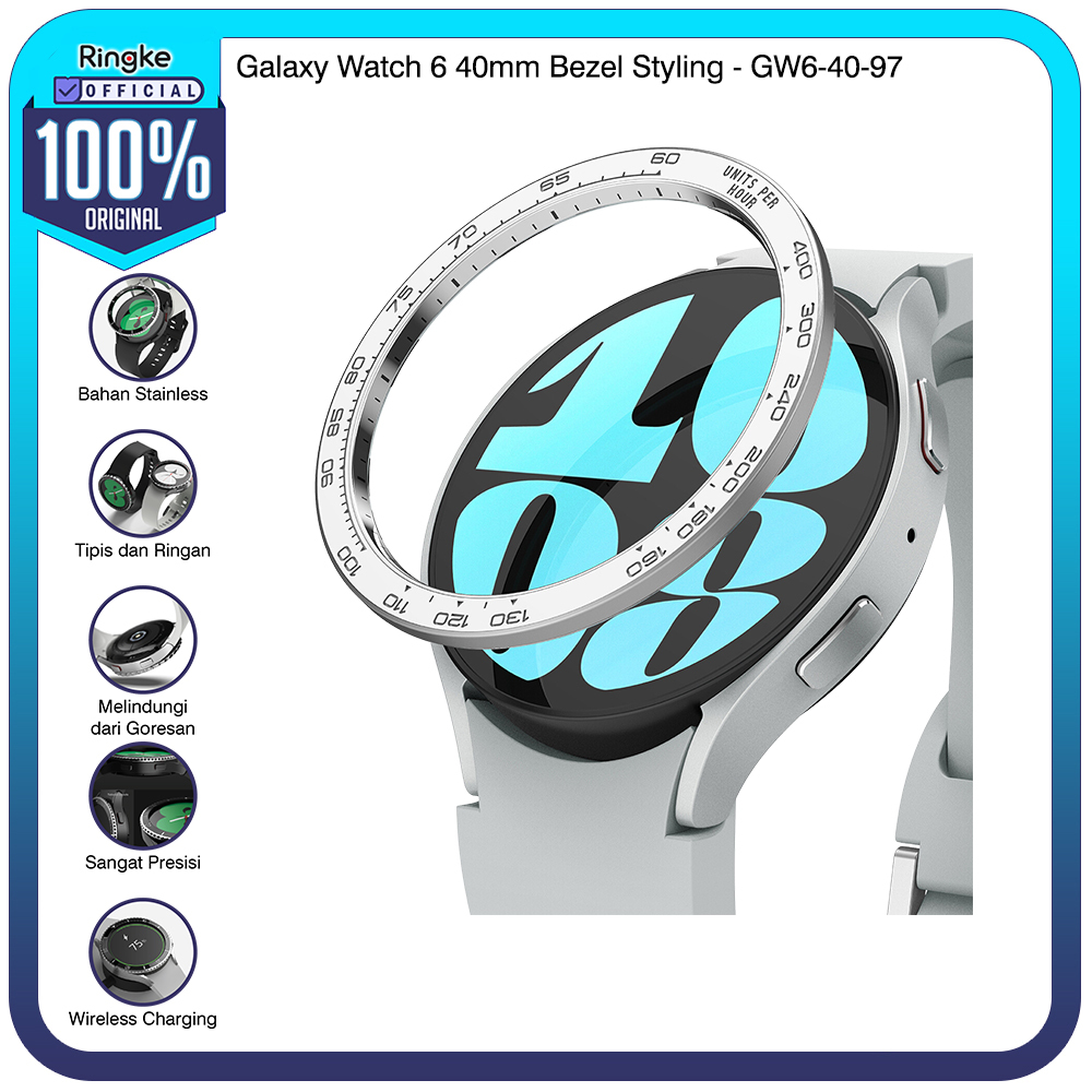Ringke Samsung Watch 6 40mm Bezel Styling GW6-40-97 Pelindung Jam