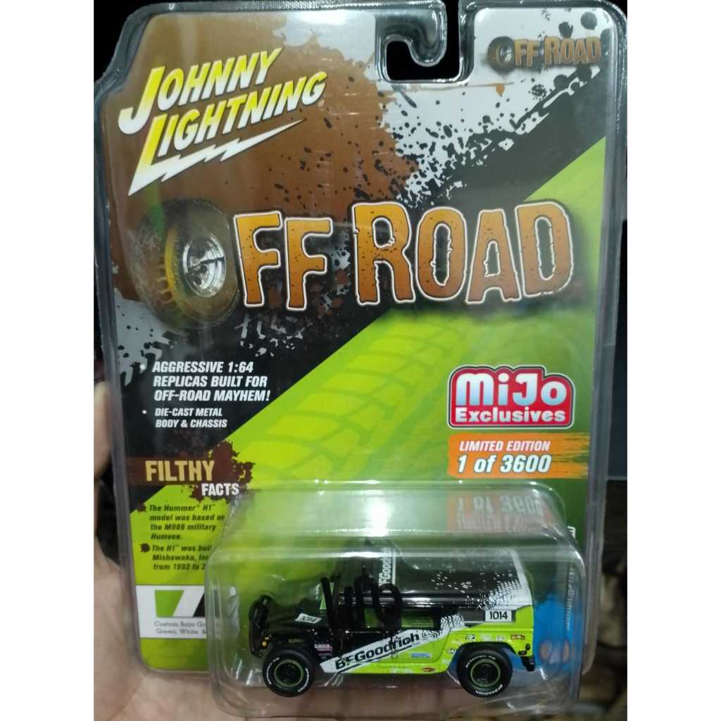 mainan anak johnny lightning mijo hummer H1wagon