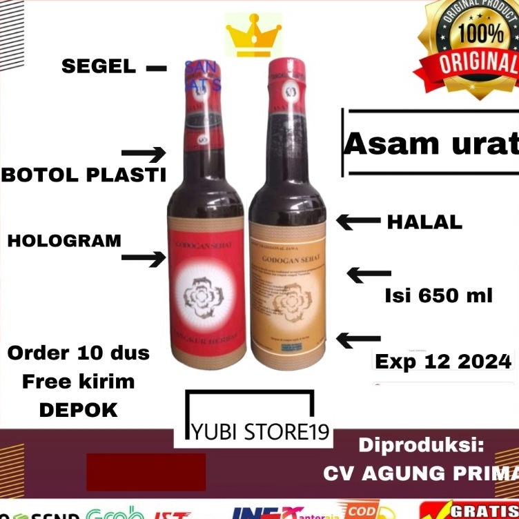 

ART G62L COD jamu asam urat tangkur ginseng original