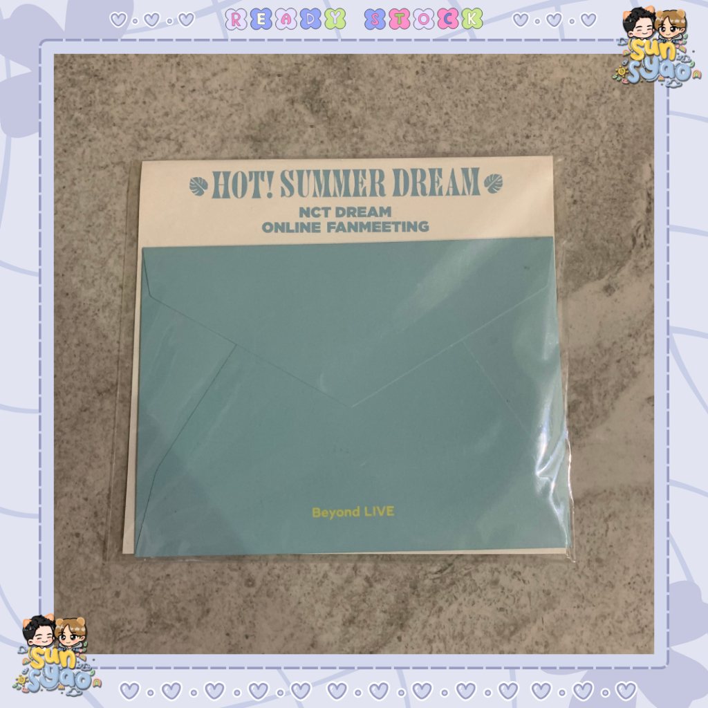 [READY STOCK] Hot Summer Dream MD - AR Ticket Set Renjun