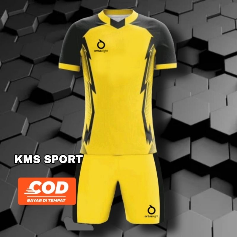 Setelan Jersy Bola Dewasa Baju Bola Futsal Voli Pria wanita set baju celana