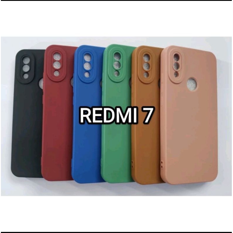 Softcase silikon  terbaru TIPE HP REDMI 7 / REDMI NOT 7 PRO / REDMI NOT 7 Case note macaron pro came