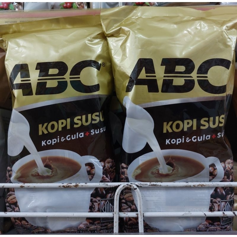 

KZ - abc kopi susu , kopi&gula + susu isi 10sachet x 30g