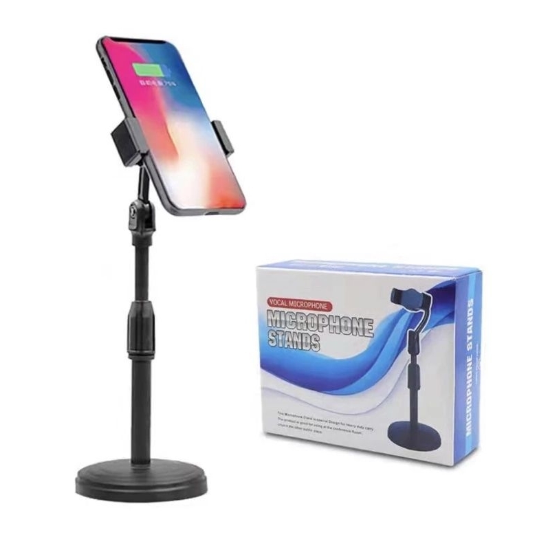 Tripod HP Holder Stand Hp Multifungsi Bracket hp Tripod hp Stand Hp putar besi Aesthetic stand hp vl