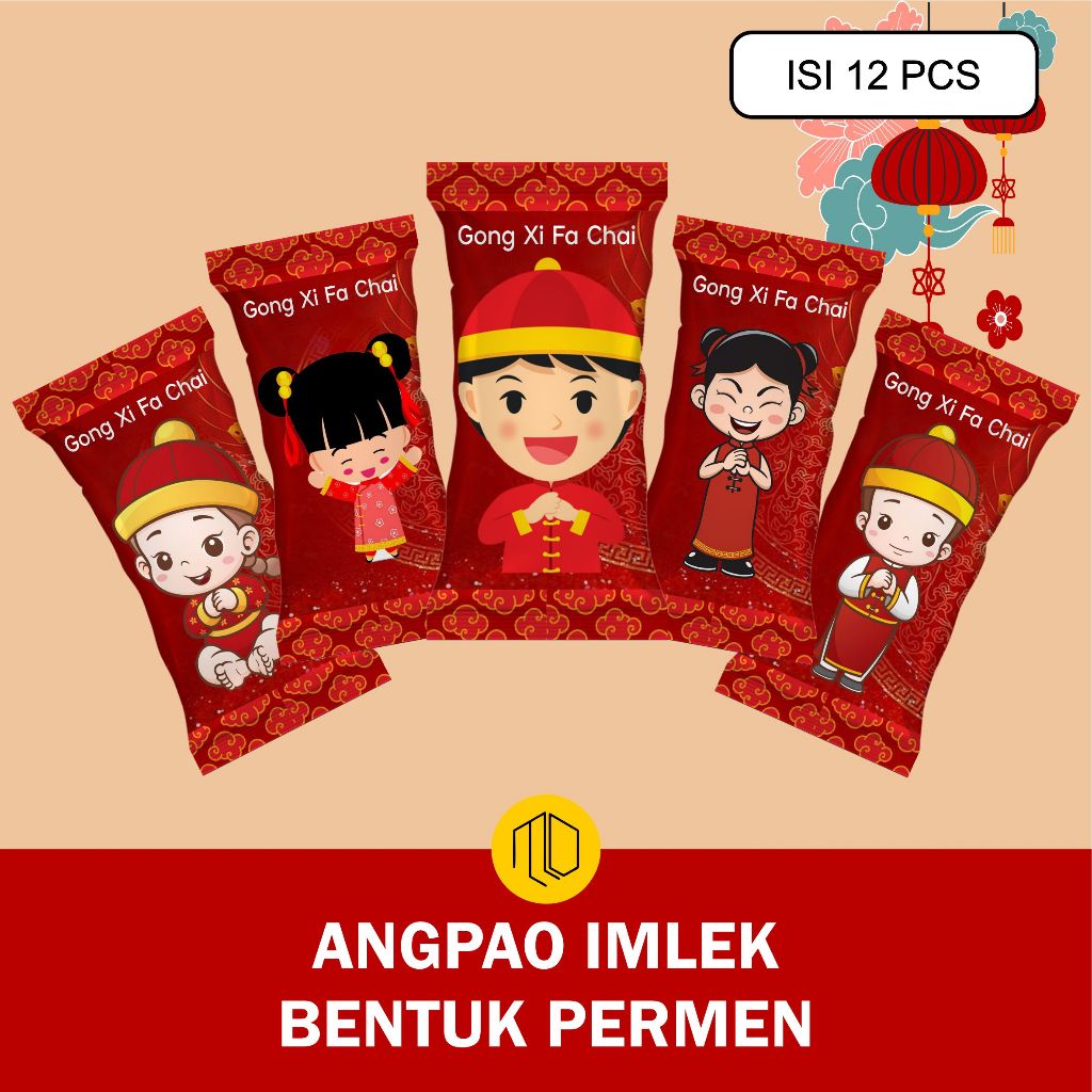 

Angpao Permen Edisi Imlek 2024 Viral isi 12 Pcs Series 4 / Amlop Permen Imlek Tema Imlek / Amplop Ampau Imlek Terbaru / Angpao Imlek bentuk Permen Isi 12 pcs Karakter Anak / Amplop Permen Lucu / AMPLOP IMLEK Bentuk Permen (NEW) / Gong xi fa chai