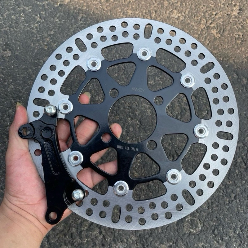 Piringan Cakram Beat/Scoopy/Vario/Beat Fi Ukuran 260mm Plus Breket