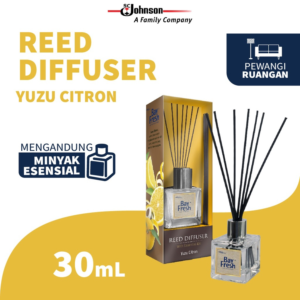 Bay Fresh Reed Diffuser Morning Coffee Pengharum Ruangan Alat + Refill 30 ml - BayFresh