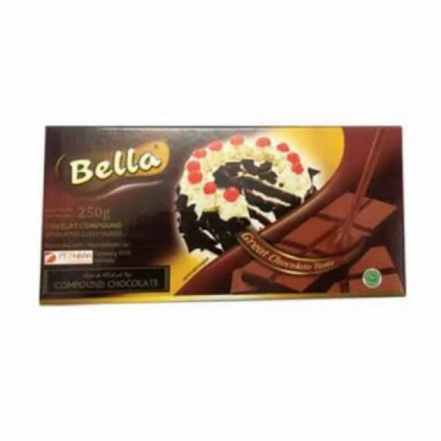 

Bella coklat batang dark 250gr