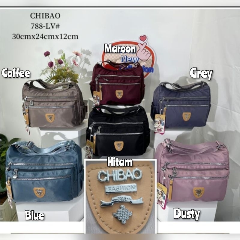 TAS SELEMPANG WANITA ORI CHIBAO PARASUT 7Res CB788