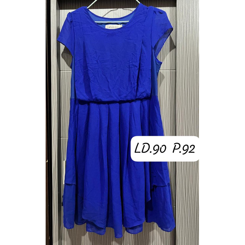 Dress Wanita biru bca