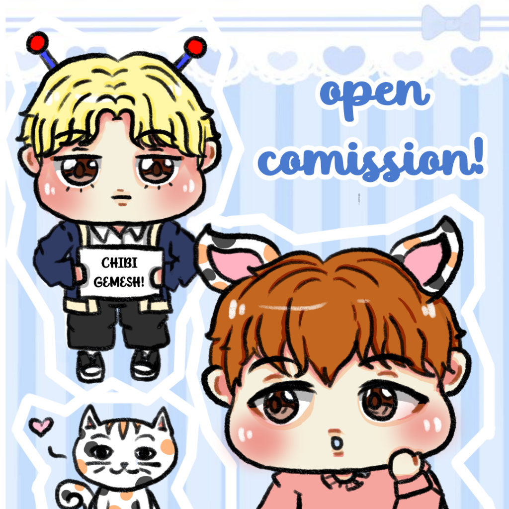 [SOFT FILE]Open Commission Chibi Lucu/Jasa Gambar Chibi Lucu/ Chibi Art/Ilustrasi Chibi Anime/Open C