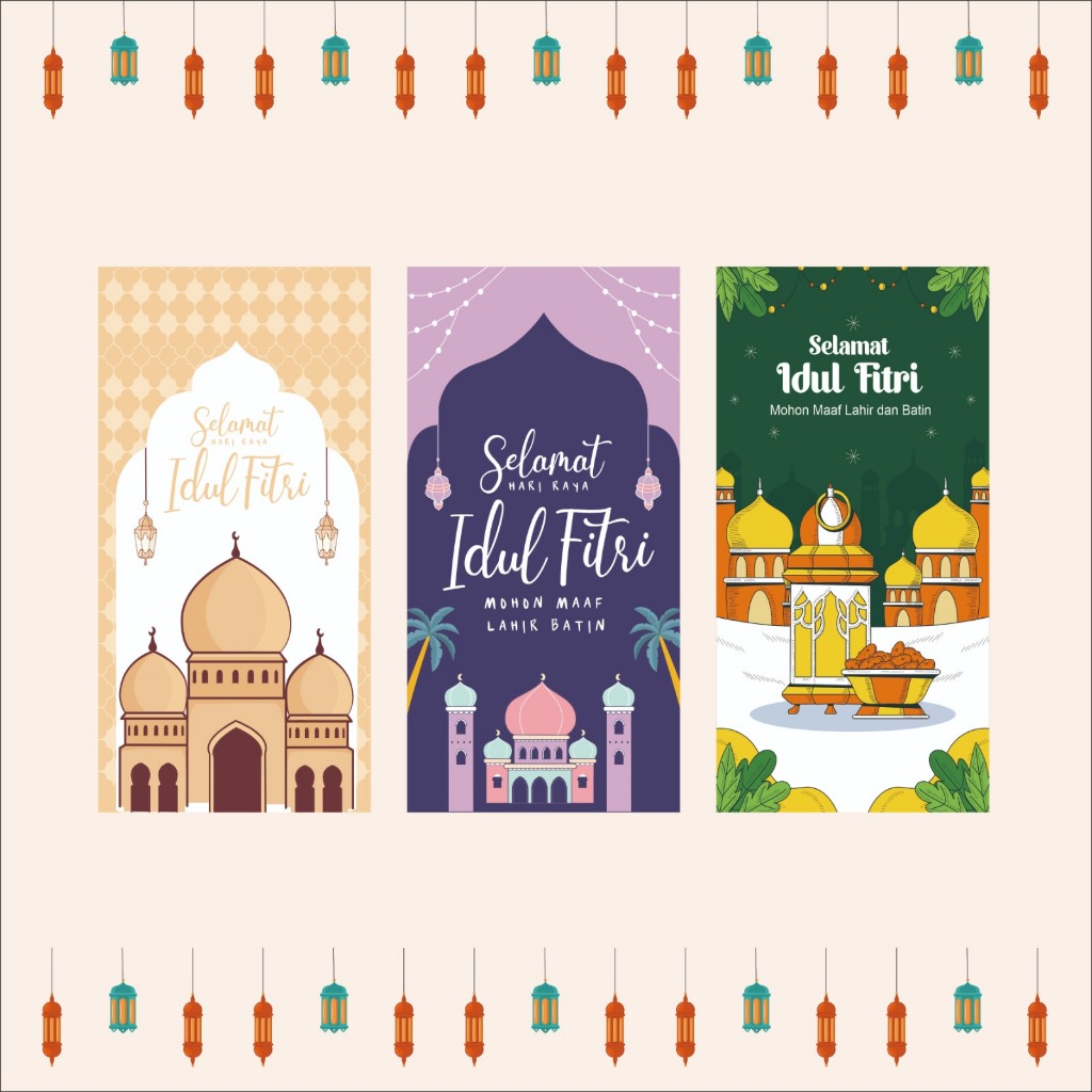 

( isi 10 pcs) Amplop Lebaran Aesthethic Unik Premium Tema Masjid Terbaru 02